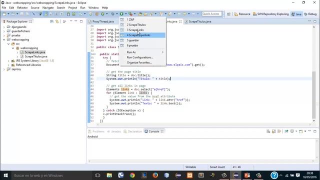 Web Scrapping con Jsoup смотреть онлайн