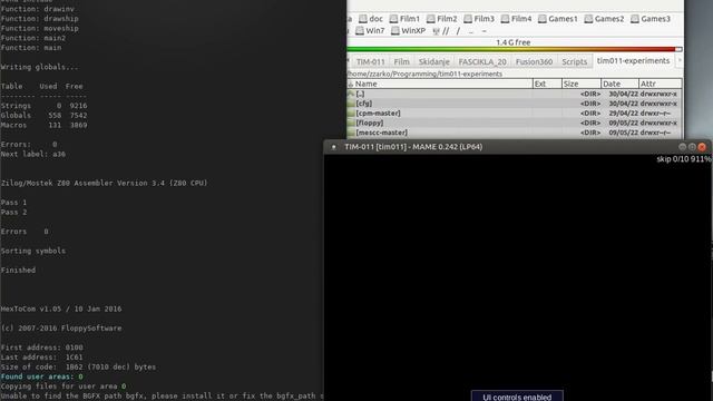 Drawing a Space Invaders logo on TIM-011 смотреть онлайн