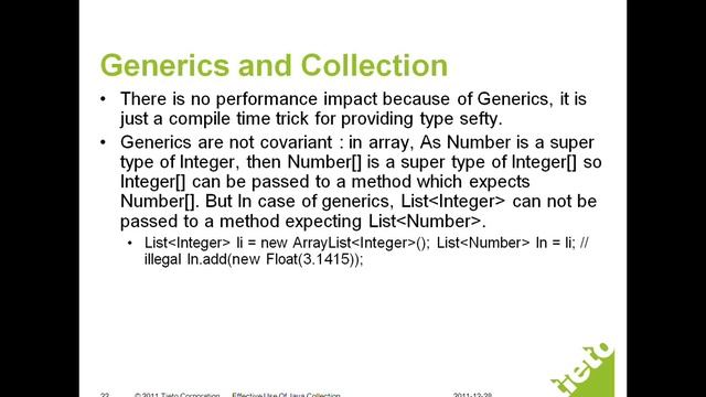 Advance Java Series Session 1 - Generics and Collection смотреть онлайн