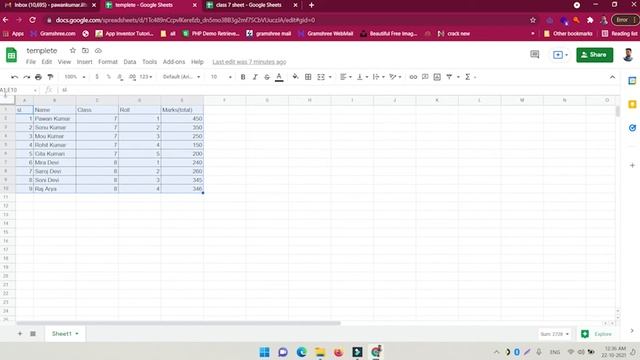Google Sheets - Linking Data Between Sheets - Hindi | ExpertHacker смотреть онлайн