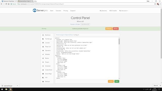How to Setup SpawnerShop - Minecraft Java смотреть онлайн