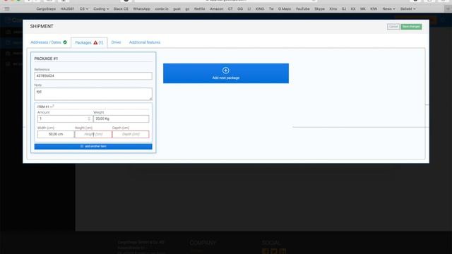 CargoSteps Tutorial - Create Order смотреть онлайн