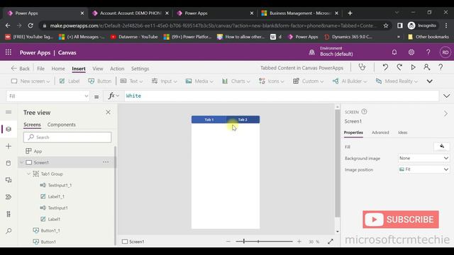 How to Quick Create Simple Tabs in Canvas PowerApps смотреть онлайн