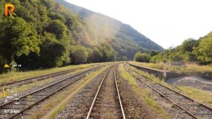 Cab ride Jesenice - Solkan on Slovenia's Bohinj Railway - train drivers view in 4K