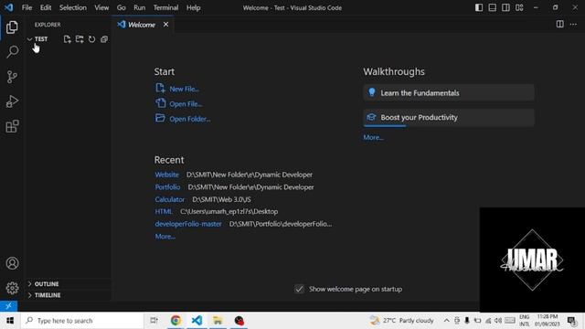 The Fastest Way To Open A Folder In Visual Studio Code смотреть онлайн