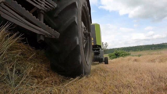 Уборка сена в тюки. смотреть онлайн