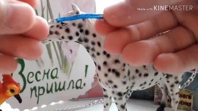 Как сделать недоуздок для лошади Schleich (шляйх) смотреть онлайн