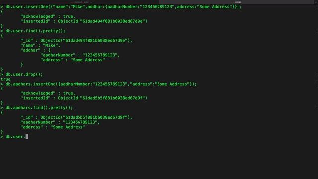 One to one relationship in MongoDB | Embedded document and document reference | Deep Dive | Hindi смотреть онлайн
