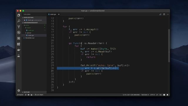 Unix Domain Socket com Golang смотреть онлайн