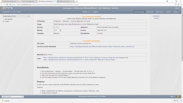 Convert Blender Internal Texture Materials to Cycles Render Fast смотреть онлайн