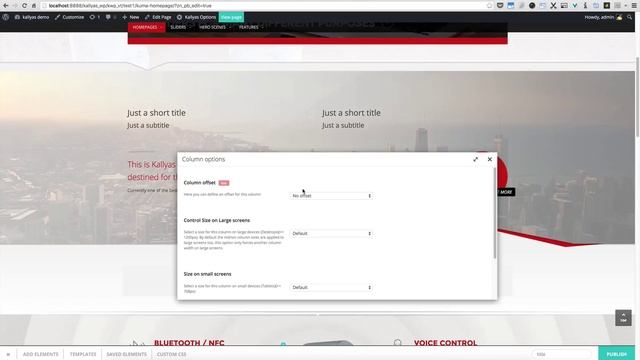 Columns element in Page builder ( Kallyas WordPress theme v4.0 ) смотреть онлайн