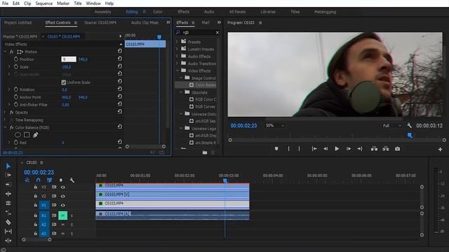 Эффект VHS в Adobe Premiere Pro. Эффект старой пленки БЕЗ ПЛАГИНОВ и After Effects. смотреть онлайн