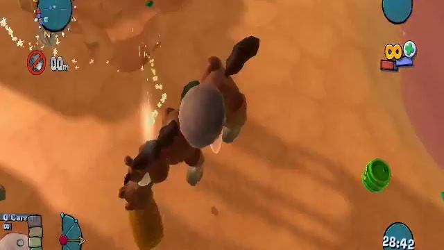 Worms 4 vs. Ultimate Mayhem - Explosions Shooting!!!! смотреть онлайн