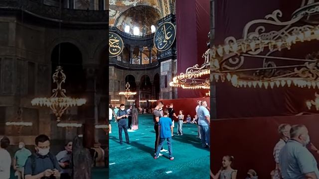 МЕЧЕТЬ Айя София Султанахмет Стамбул. Бывший музей. смотреть онлайн