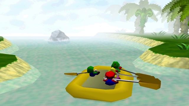Mario Party 1 - Paddle Battle смотреть онлайн
