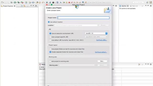 2. How to create a Java Project in Eclipse | Java Project | Eclipse Java Project | New Java Project смотреть онлайн