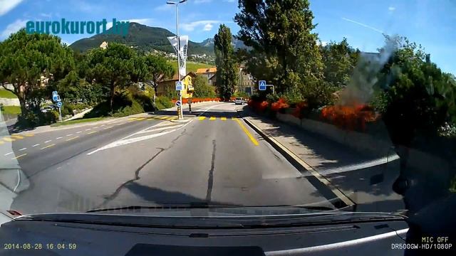 Монтрё Montreux Женевское озеро Lac Leman - дороги Монтрё часть 1 eurokurort.by смотреть онлайн