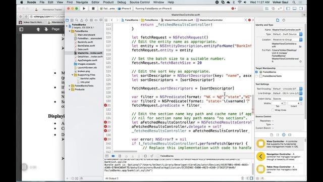ios6.2 Filtering (NSPredicate), Details View смотреть онлайн