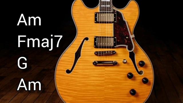 Neo Soul Guitar Backing Track - Jam Track In Am - Practice Tool Groove 80bpm