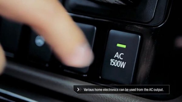 OUTLANDER PHEV Technology: AC 1500W Power Supply