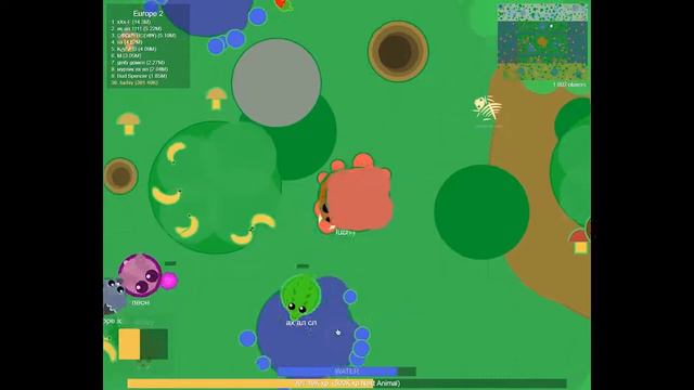 Mope.io | Быстрая прокачка | Морской Дракон смотреть онлайн