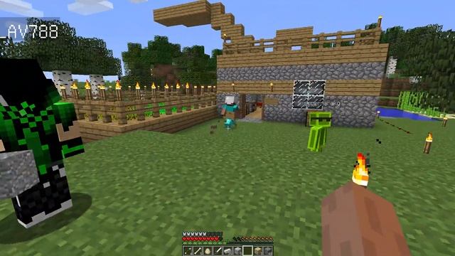 Minecraft выживание по сети #1 смотреть онлайн