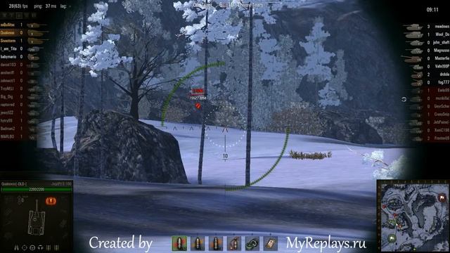 WOT: Arctic Region - JagdPz E-100 - 1 frag смотреть онлайн