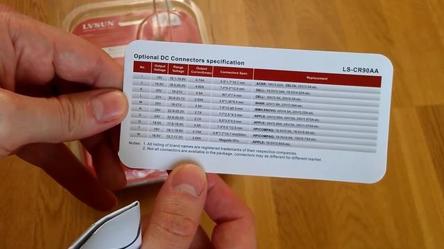 UNBOXING LVSUN Universal laptop car DC adaptor LS-CAR90AA 90W samochodowy zasilacz uniwersalny смотреть онлайн