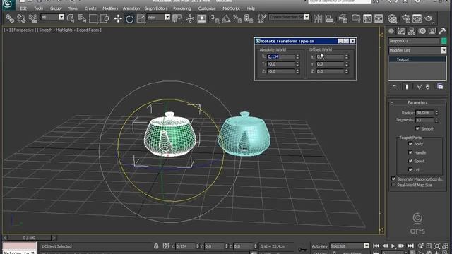 Interface в 3D MAX Снеговик смотреть онлайн