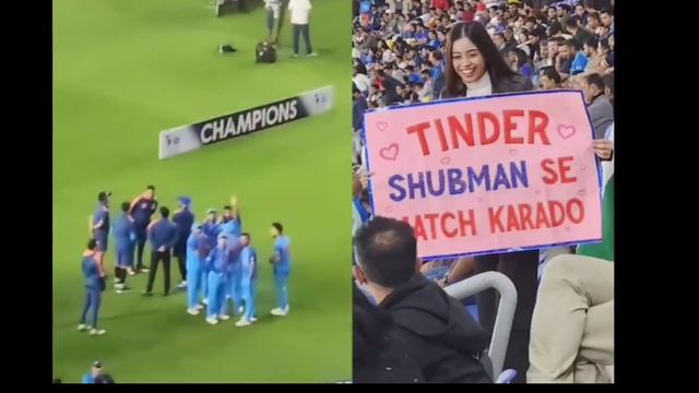 Shubman Gill And Team india React | Tinder Shubman Se Match Karado | sara Tendulkar смотреть онлайн
