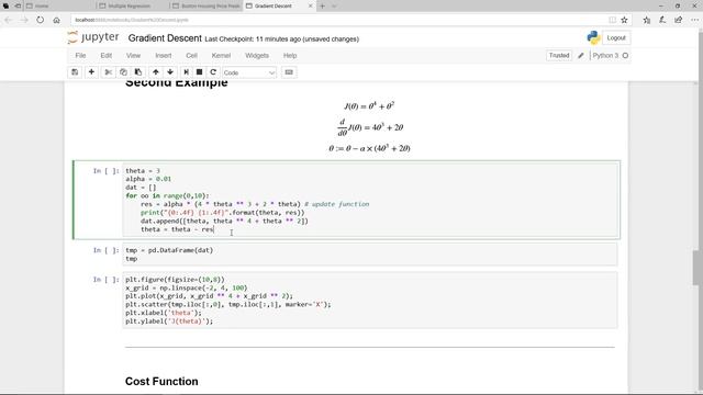 0311 Ordinary Least Square Regression and Gradient Descent смотреть онлайн