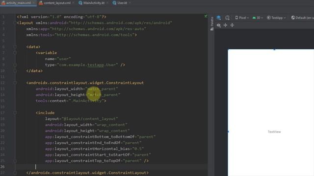 Includes - Data Binding | Android Studio Tutorial смотреть онлайн