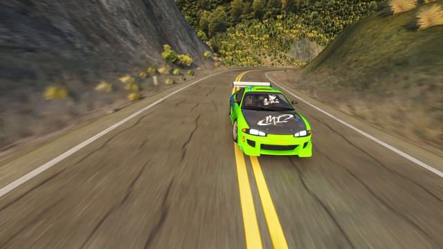 Assetto Corsa | Fast and Furious Mitsubishi Eclipse | Pacific Coast Cruise смотреть онлайн