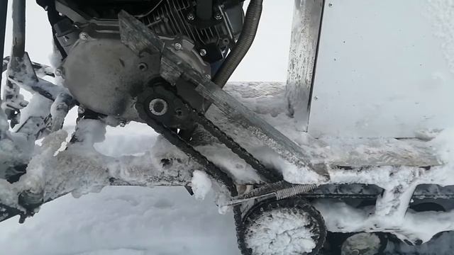 Самодельный снегоход. Часть 6. смотреть онлайн