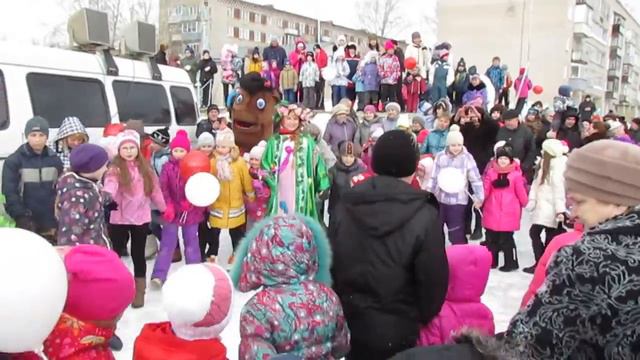 Масленица, хороводы, змейка, сжигание Зимы смотреть онлайн