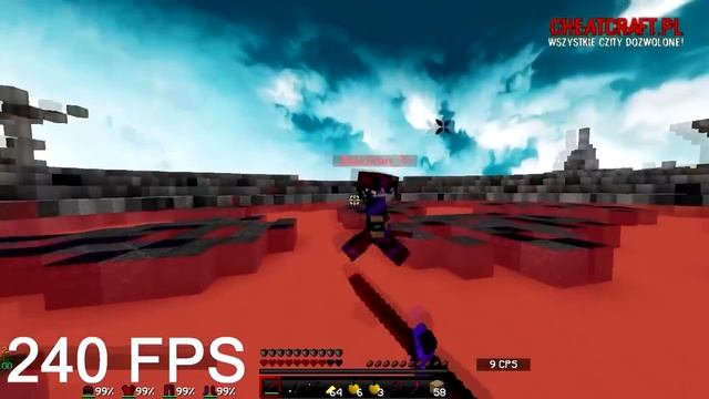 PVP MINECRAFT: 30 FPS VS 60 FPS VS 120 FPS VS 240 FPS VS 480 FPS смотреть онлайн