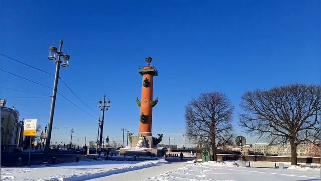 Ростральные колонны Петербурга. Стрелка Васильевского острова смотреть онлайн
