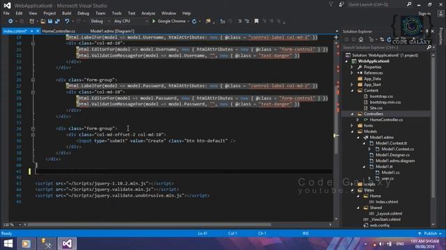 How to Create Login Page in MVC 5 [ADO.NET Model] смотреть онлайн