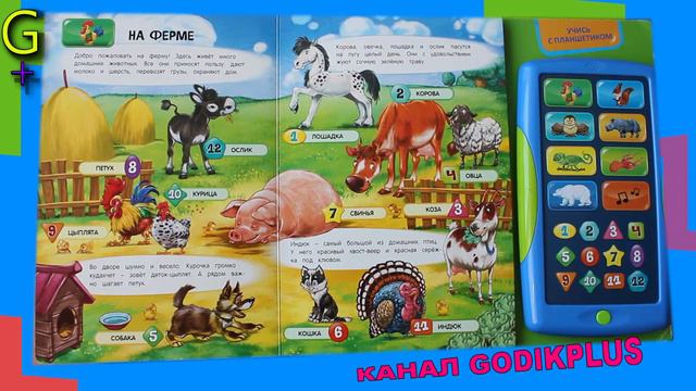 Кто живет на ферме Голоса и звуки животных #1 GODIKPLUS смотреть онлайн