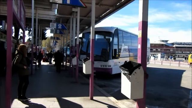 Автовокзал Сплит, Хорватия. Bus Station Split, Croatia.