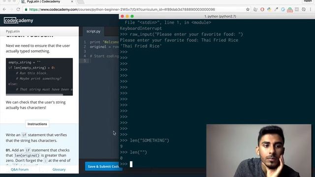 Codecademy - Python: Tutorial #4 смотреть онлайн