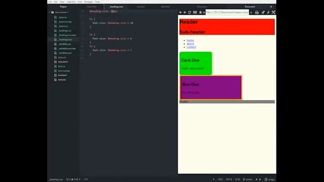 Sass & SCSS for beginners - part 10 смотреть онлайн