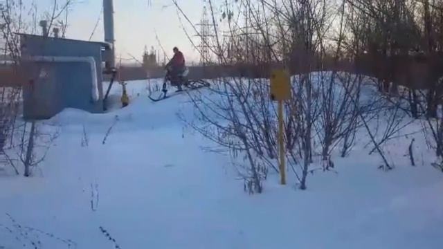 SnowPITBIKE гусеничный питбайк от snowbikekit.ru смотреть онлайн