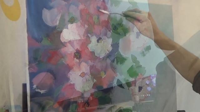 Пишем цветы мастихином. Художник Денис Тарнавский. смотреть онлайн