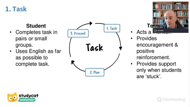 Task-based Language Teaching Webinar: what it is, how to plan and example lesson! смотреть онлайн