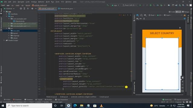 CardView UI Design Android Studio | Grid Layout | Modern Dashboard UI Design Android | Source Code смотреть онлайн