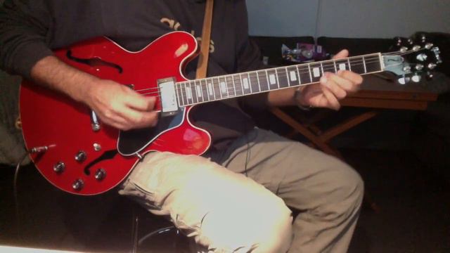 Little Friend Blasito. Gibson Memphis ES 335 2016. Burstbucker 1 y 2. смотреть онлайн