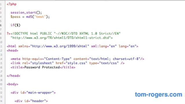 Requiring Passwords For Websites Using PHP смотреть онлайн