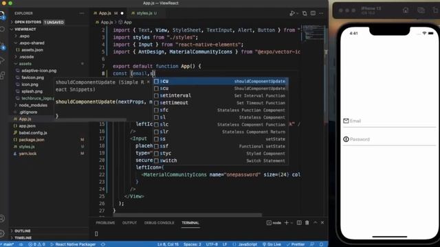 React Native Tutorial - Input | React Native Elements смотреть онлайн