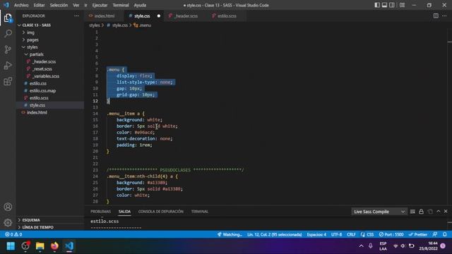 Curso de HTML y CSS | Clase 13 — SASS смотреть онлайн